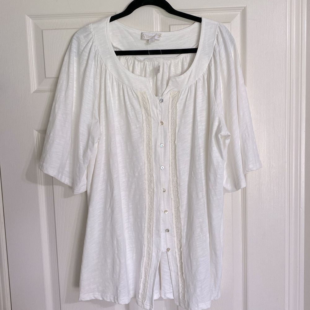Weekend 💟 by Suzanne Betro button down shirt